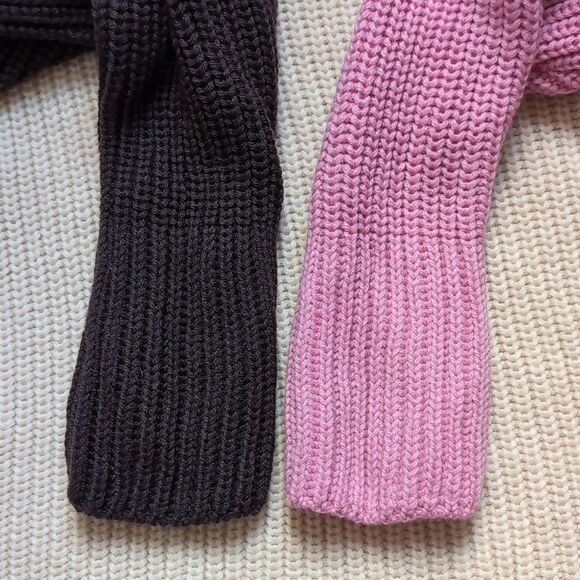 Rare Aritzia Wilfred 100% merino wool Guell Oversized turtleneck sweater💜🖤 🤍 - Picture 7 of 13